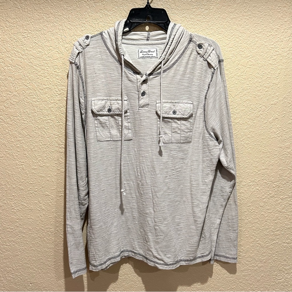 English Laundry Gray Hooded Sweatshirt
